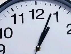 Classic clock time lapse 1:00 [s005e001] Stock Footage