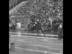 CAN 085 KING OLAV V OF NORWAY ATTENDS A SPEED SKATING COMPETITION IN OSLO News Clip