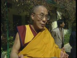 INDIA: TIBET'S SPIRITUAL LEADER DALAI LAMA'S REACTION TO XIAOPING'S DEATH News Clip