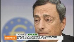 Mario Draghi Presents United ECB Front on Stimulus News Clip