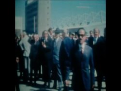 SYND 7-4-72 SOVIET PREMIER KOSYGIN IN IRAQ ON STATE VISIT News Clip