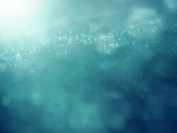 Defocused Blue Particles - loopable Stock Footage