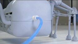 Spider-shaped robot has mine clearance possibilities Instructional Video