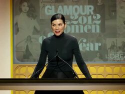 SPEECH: Julianna Margulies announces honoree Erin Merryn at Glamour Magazine's 22nd Annual Women Of The Year Awards Stock Footage