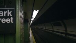 Empty Subway Stock Footage