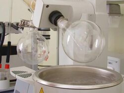 conducting chemical experimentation Stock Footage