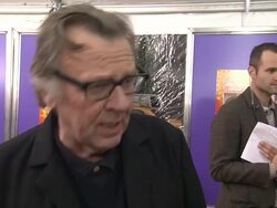 INTERVIEW: Tom Wilkinson on John Madden as a director, how he let them do their own thing at "The Best Exotic Marigold Hotel" New York Premiere Stock Footage