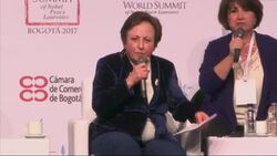 Nobel prize winners in Bogota criticise Trump Instructional Video