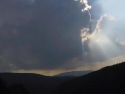 Mountain Clouds Timelapse Stock Footage