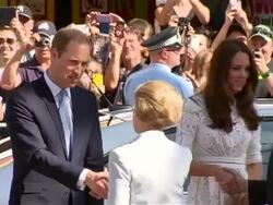 Duke and Duchess Arrive at Royal Easter Show News Clip
