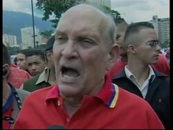 Chavez supporters take to the streets News Clip
