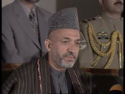 Arrival, presser from the Pakistani president News Clip