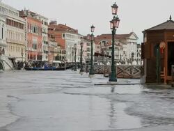 Grand Canal Flooding Stock Footage