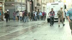 CLEAN : Police fire rubber bullets, tear gas News Clip