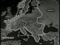 Map of Europe and Atlantic Wall Instructional Video