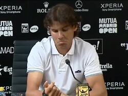 Rafa Nadal se siente mÃ¡s cerca del nÃºmero tres que Stock Footage
