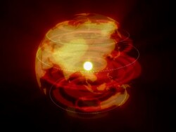 SLO MO Mechanical Earth HD 1080 Stock Footage