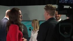 Prince William, Catherine Duchess of Cambridge and Prince Harry open The Global Academy News Clip