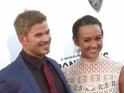 Kellan Lutz at The Book Of Mormon Los Angeles Opening Night Stock Footage