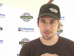INTERVIEW: Dax Shepard on what brings him out today, if he has ever had a Coney Dog, what condiments he likes to put on a hotdog, why The  Stock Footage