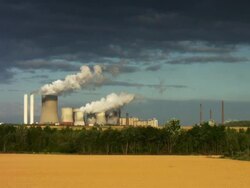 PAL: big power plant Stock Footage