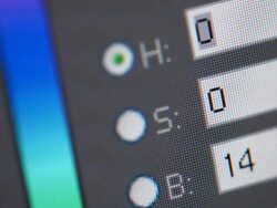 RGB Color Adjustments Stock Footage