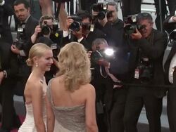 Naomi Watts (L) and Valerie Plame at the Fair Game Premiere at Cannes . (Footage by WireImage Video/GettyImages) Stock Footage