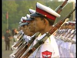 Burma-Aung San Suu Kyi celebrates Independence Day News Clip