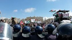 CLEAN : Jordan protesters want peace treaty with I News Clip