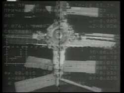SPACE: RUSSIAN SPACESHIP DOCKS WITH MIR News Clip