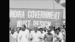 CAN830 COMMUNIST PROTESTERS DEMANS GHANDI'S RESIGNATION Instructional Video