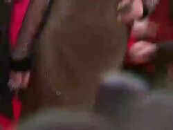 Miley Cyrus at "PUNK: Chaos To Couture" Costume Institute Gala Stock Footage