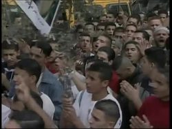 Peres, Wailing Wall, Khan Younis News Clip