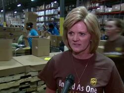 INTERVIEW - Melody Davidson on helping the children of Syria and anything they can do to help them get through the winter Stock Footage