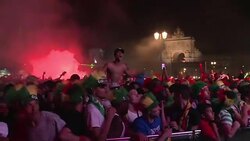 CLEAN : Euro 2016: Portugal fans celebrate taking European title 2 News Clip