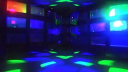 Dancing Night Club Lights Stock Footage