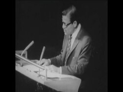 SYND 12-10-71 LIBYAN UNITED NATIONS MINISTER, MAGHRIBI ADDRESSES UN COUNCIL News Clip