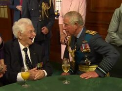 Prince Charles and Camilla Duchess of Cornwall joined veterans at a service of thanksgiving at London's Westminster Abbey. News Clip
