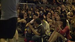 CLEAN : Huge Hong Kong peace rally after democracy protesters attacked News Clip