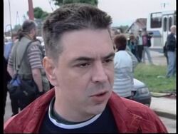 YUGOSLAVIA: SERB REFUGEES FLEE FROM KOSOVO News Clip