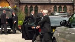 Cilla Black's Family Arriving at Church for Funeral News Clip
