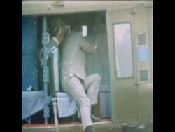 SYND 20 11 76 CARTER AND CIA CHIEF BUSH MEET News Clip