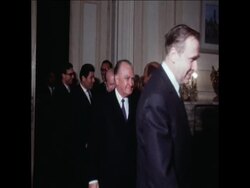 SYND 1/3/70 SOVIET MINISTER VINOGRADOV VISIT News Clip