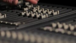 MIXING CONSOLE HD Stock Footage