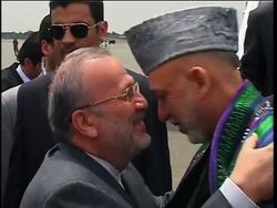 Afghan and Tajik presidents arrive for trilateral meeting with Ahmadinejad Instructional Video