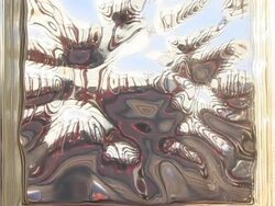 Cars Through Distorted Glass Stock Footage