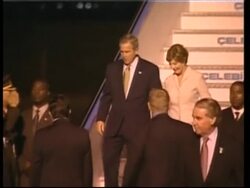 US president arrives ahead of NATO summit News Clip