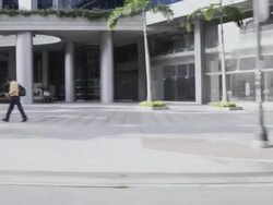 MS POV Shot of street / Caracas, Venezuela Stock Footage