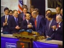 USA: INVESTMENT FIRM GOLDMAN SACHS GOES PUBLIC (2) News Clip