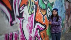 angry young  teenager girl Stock Footage